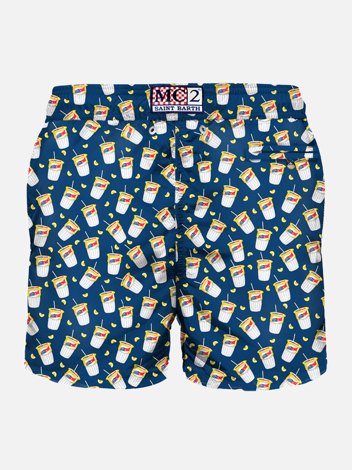 Lightweight fabric swim-shorts Lighting with Estathè pack print | ESTATHE' FERRERO SPECIAL EDITION