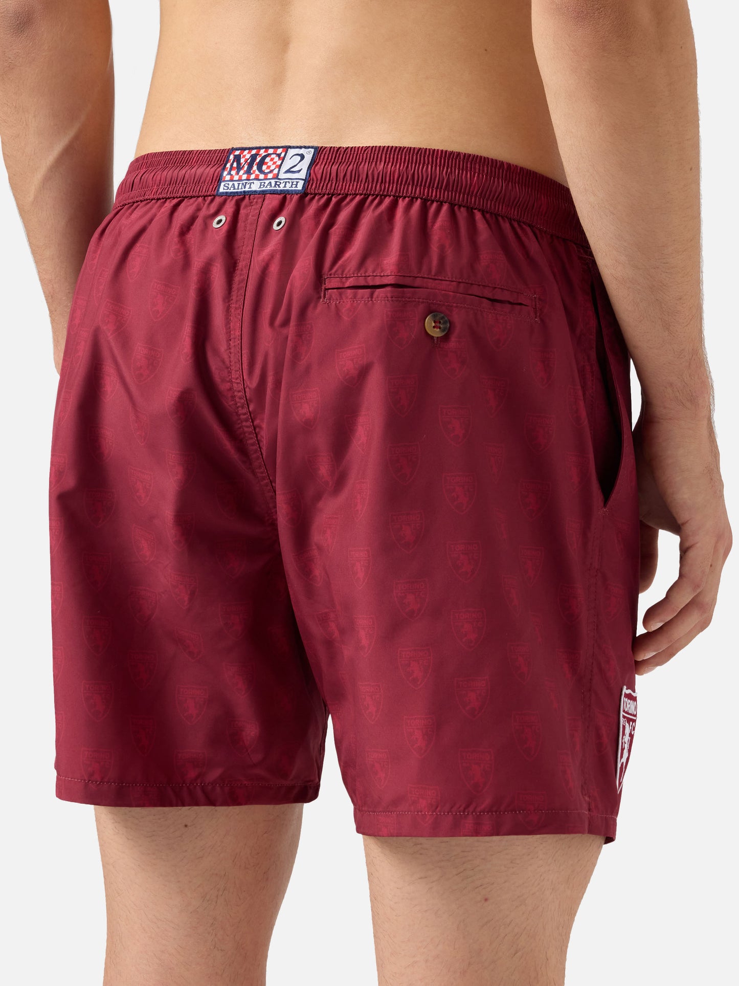 Short de bain en tissu léger Lighting avec imprimé Torino | TORINO FC SPECIAL EDITION