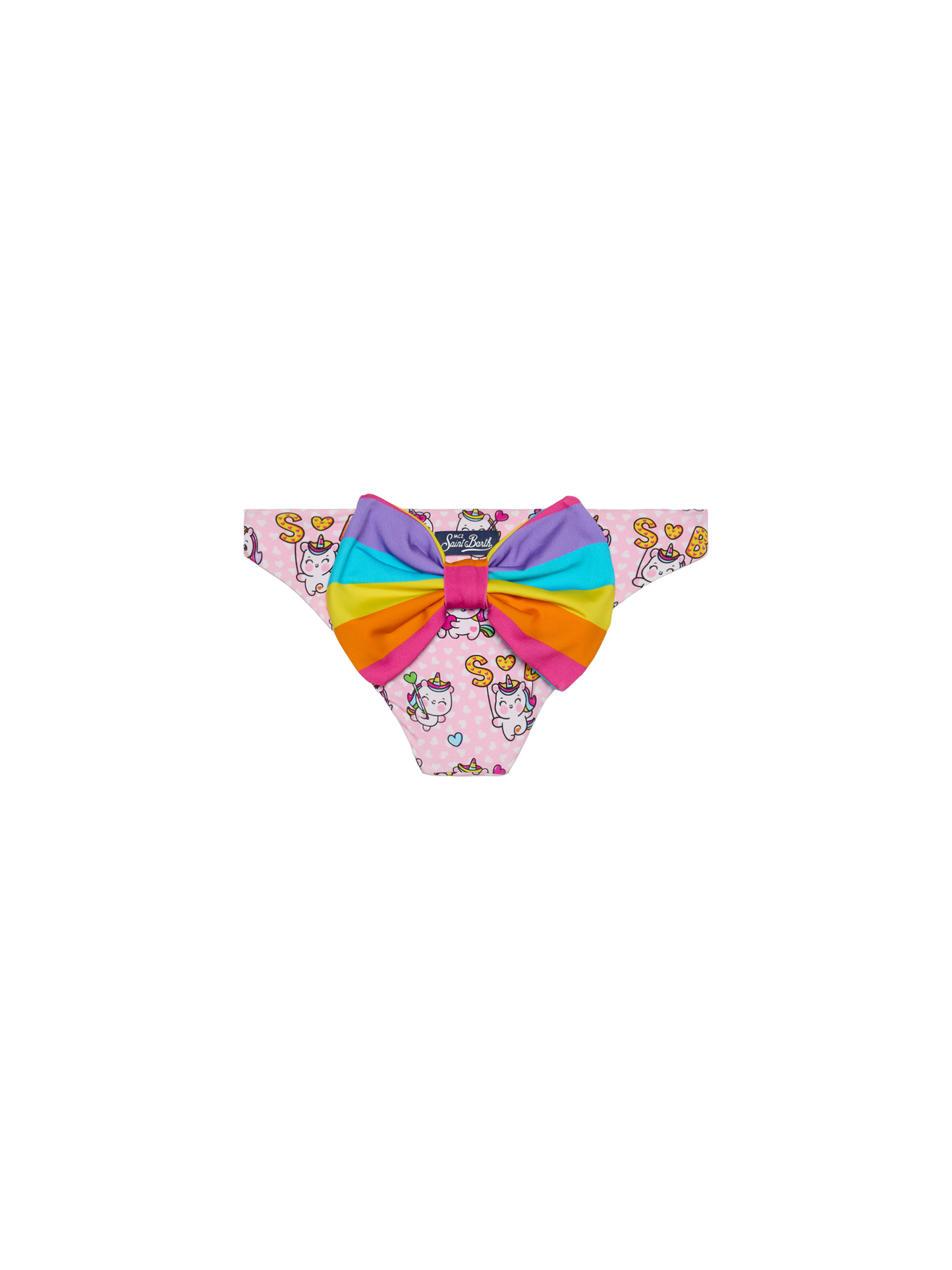 Girl swim briefs with unicorn print - MC2 Saint Barth