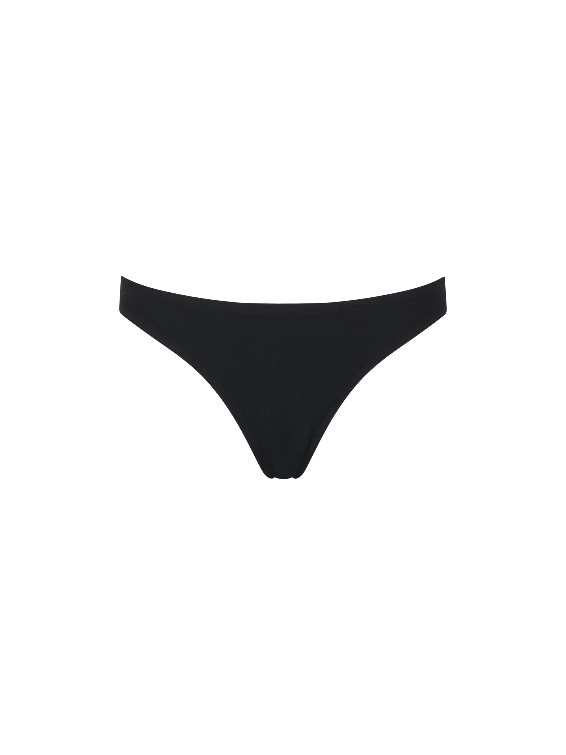 Maia high-waist black swim briefs - MC2 Saint Barth