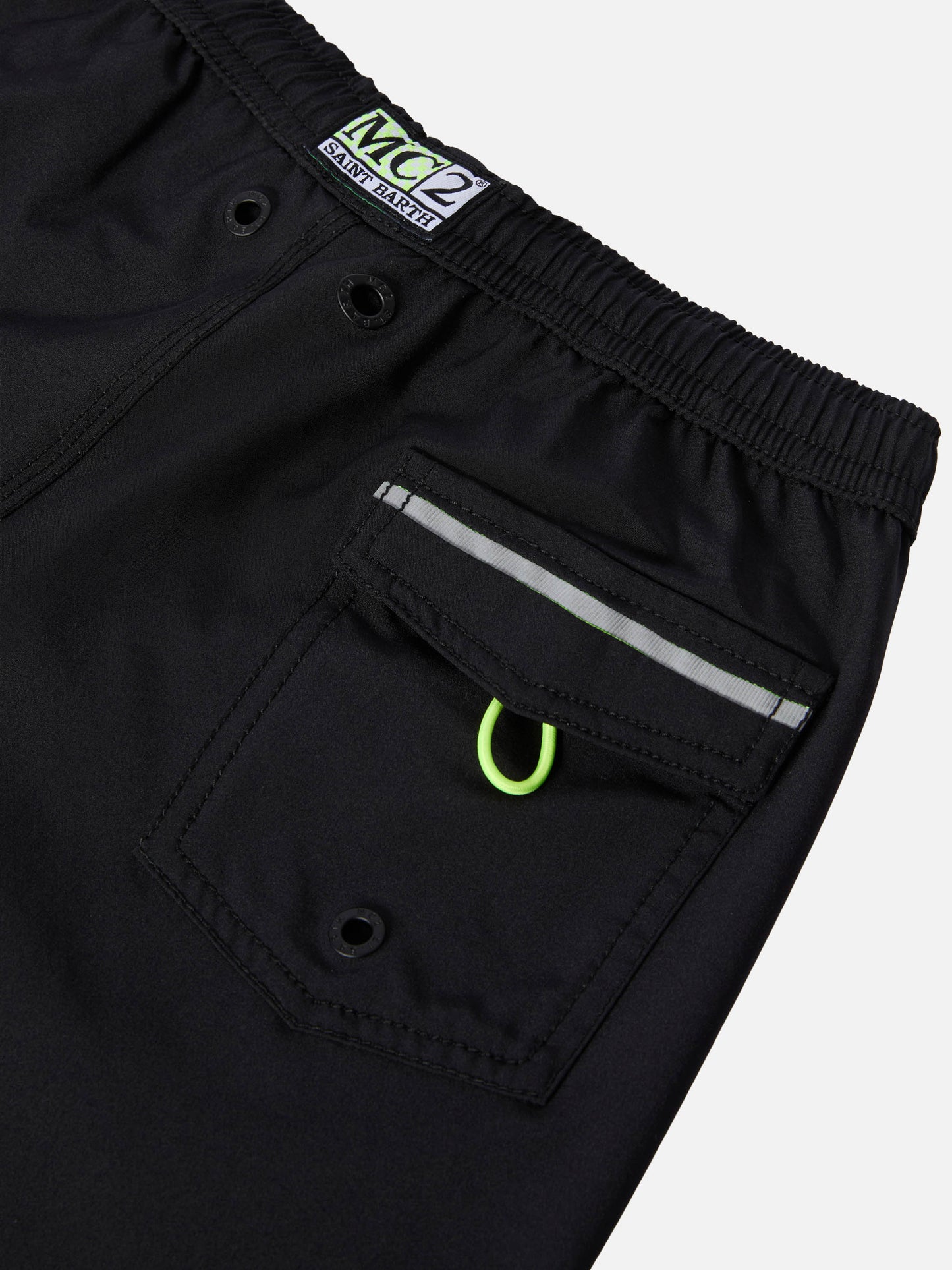 Lange Badehose Malibu Jr in Schwarz