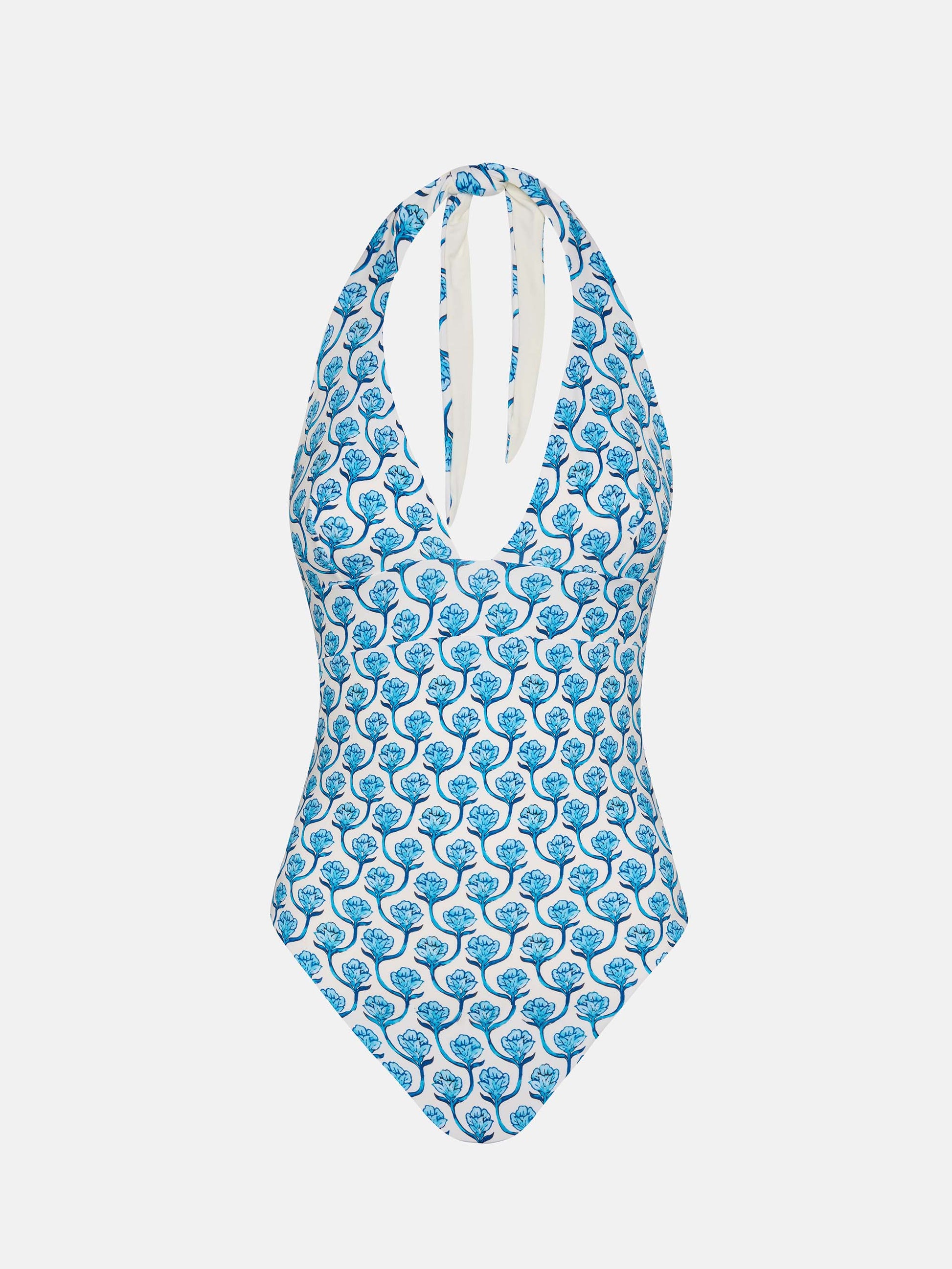 Marylin one-piece swimsuit with floral print - MC2 Saint Barth