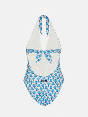Marylin one-piece swimsuit with floral print - MC2 Saint Barth