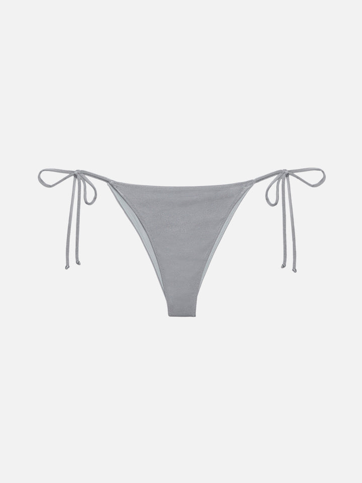 Marielle shimmer grey classic swim briefs