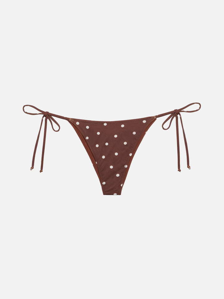 Marielle slip mare classico con stampa a pois