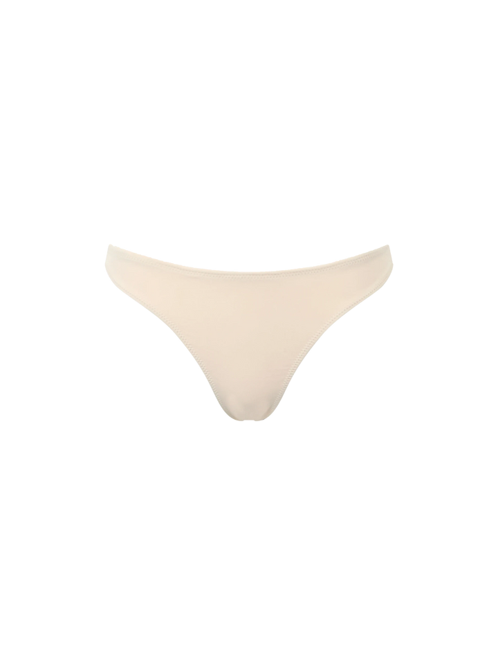 Woman beige cheeky swim briefs Naomi