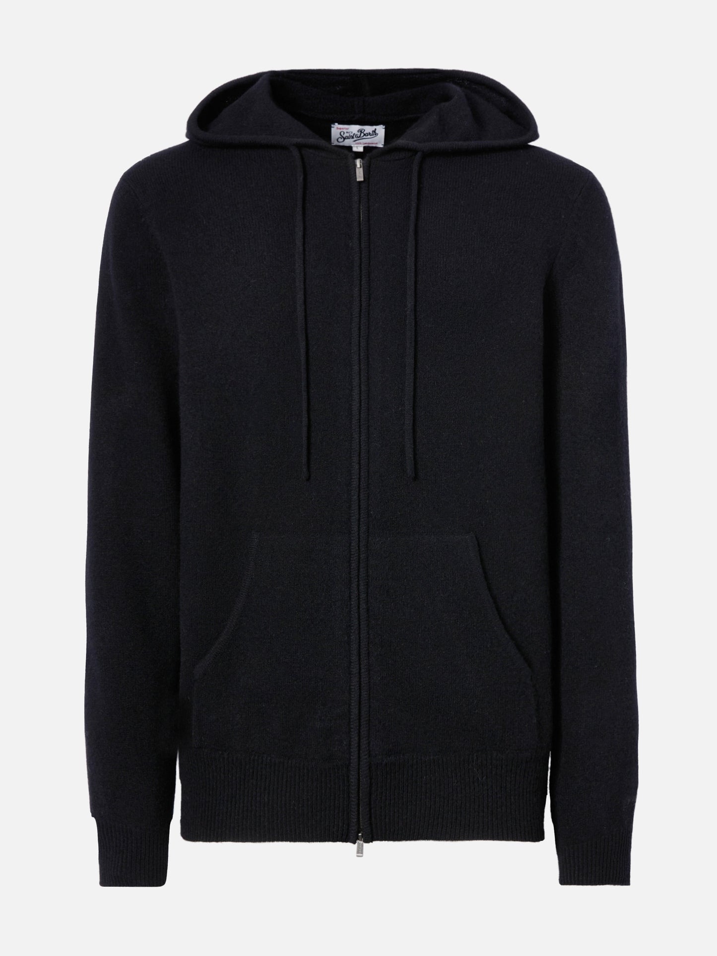 Notting hoodie in 100% lambswool black