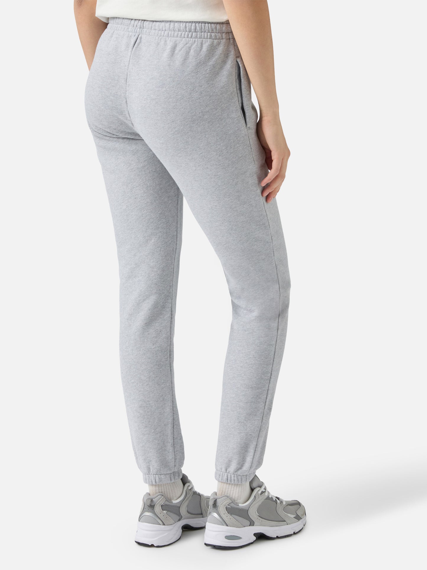 Jogginghose Odalys aus grauem Baumwollfleece