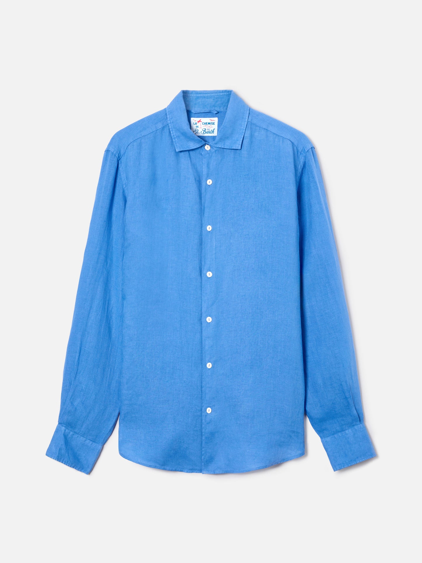 Camisa Blue Pamplona en lino puro
