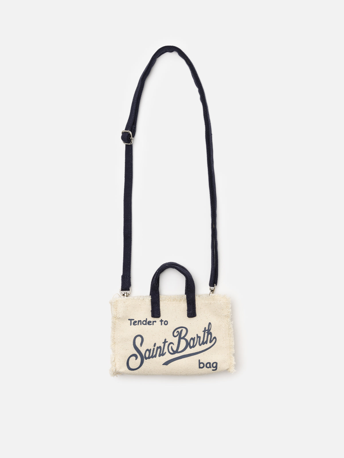 Off-white cotton canvas Phone Bag - MC2 Saint Barth