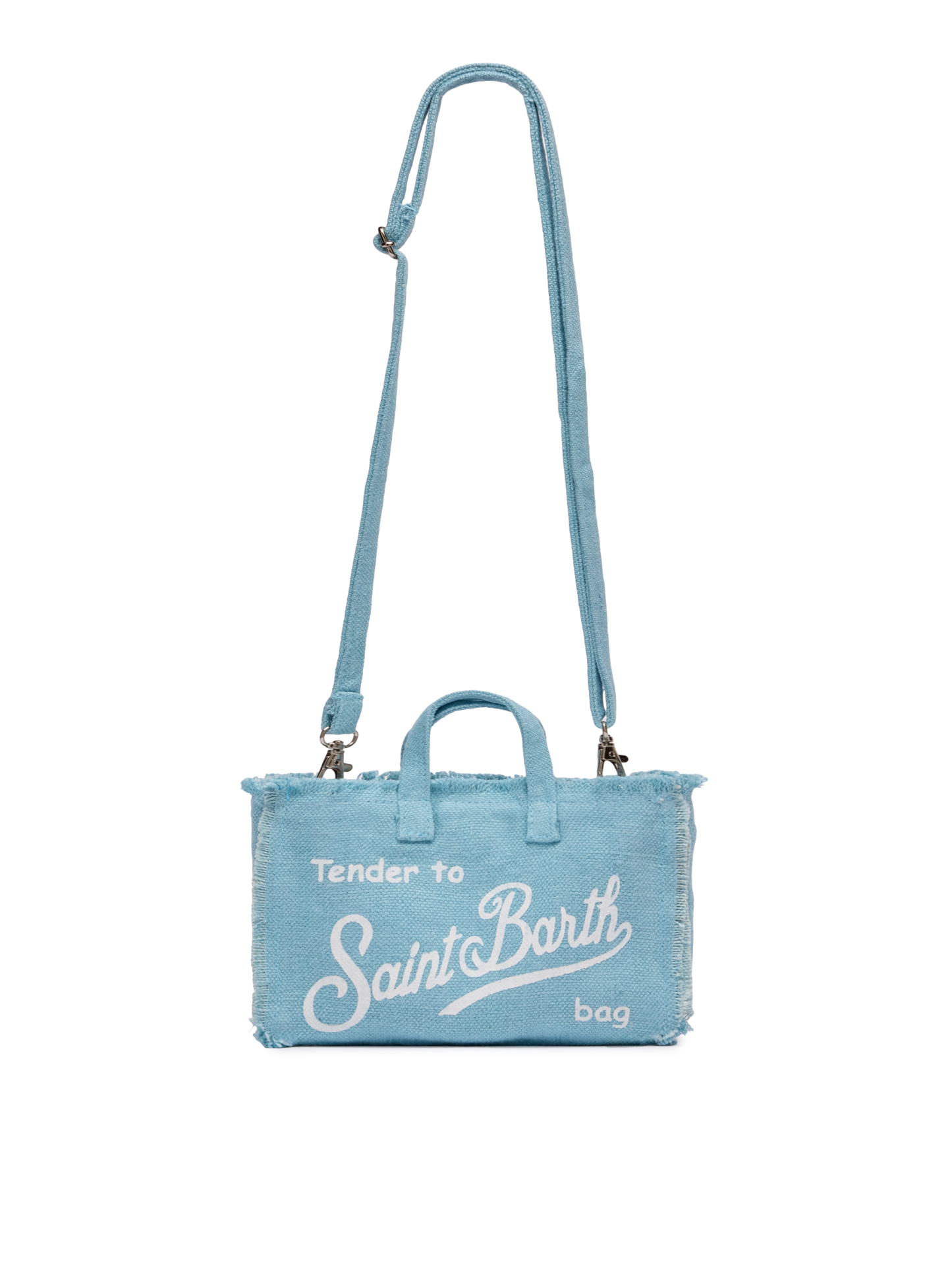 Light blue linen Phone Bag - MC2 Saint Barth