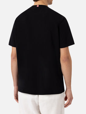 Classic fit cotton jersey t-shirt Portofino with Gin or Gym embroidery - MC2 Saint Barth