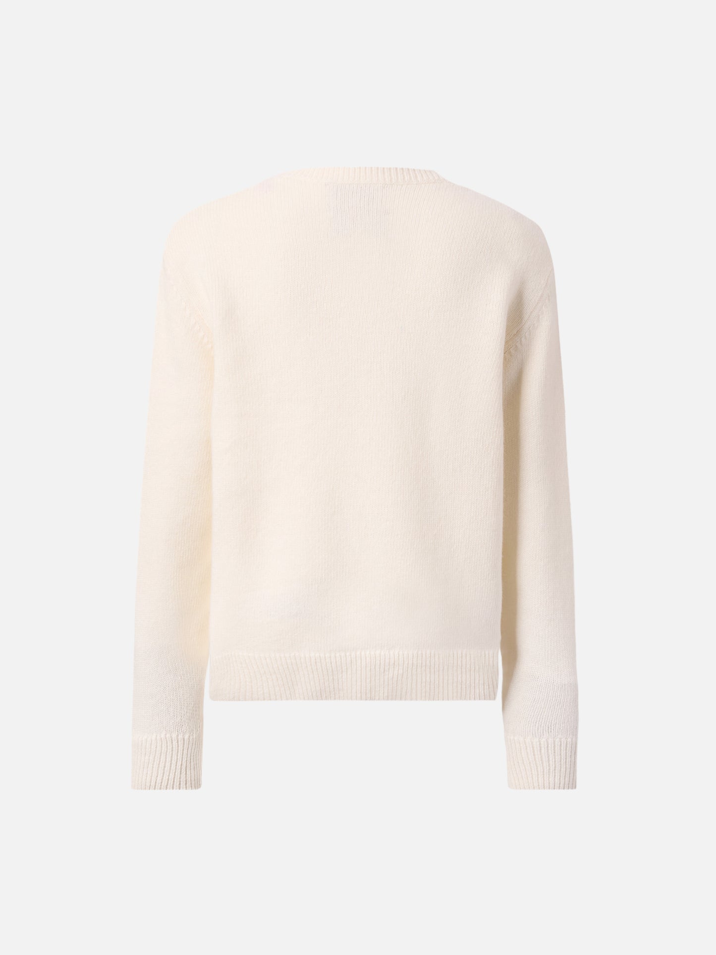 Princess cashmere-blend crewneck with Vacanze di Natale lurex jacquard | VACANZE DI NATALE SPECIAL EDITION