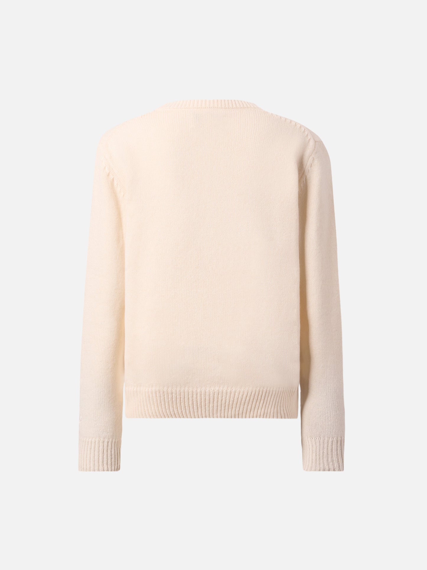 Maglione Princess in misto cashmere e con jacquard lurex Splendida Splendente