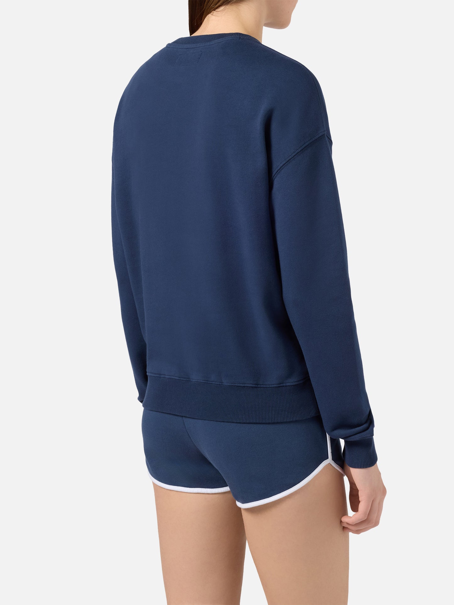 Sweat-shirt Blue Stardust avec logo en relief effet éponge et broderie Sport Club