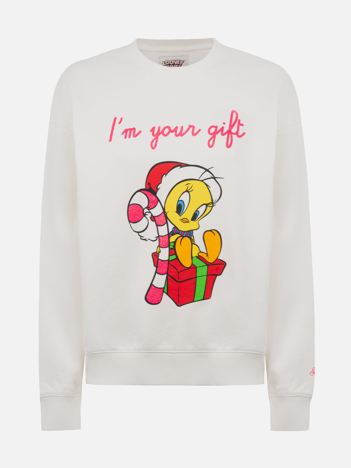 Woman fleece sweatshirt with Tweety print | WARNER BROS - MC2 Saint Barth