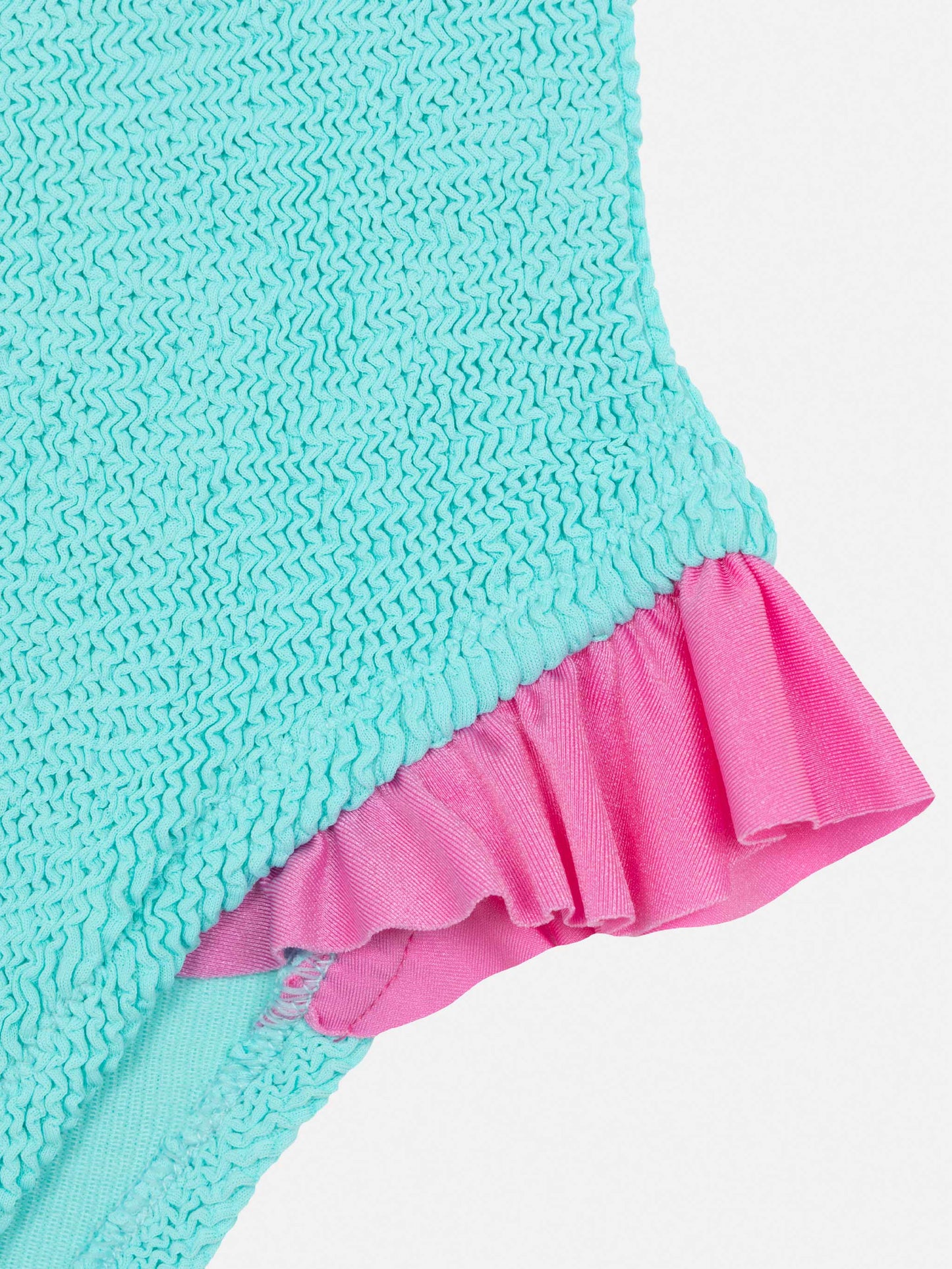 Tiana water green crinckle one-piece swimsuit - MC2 Saint Barth