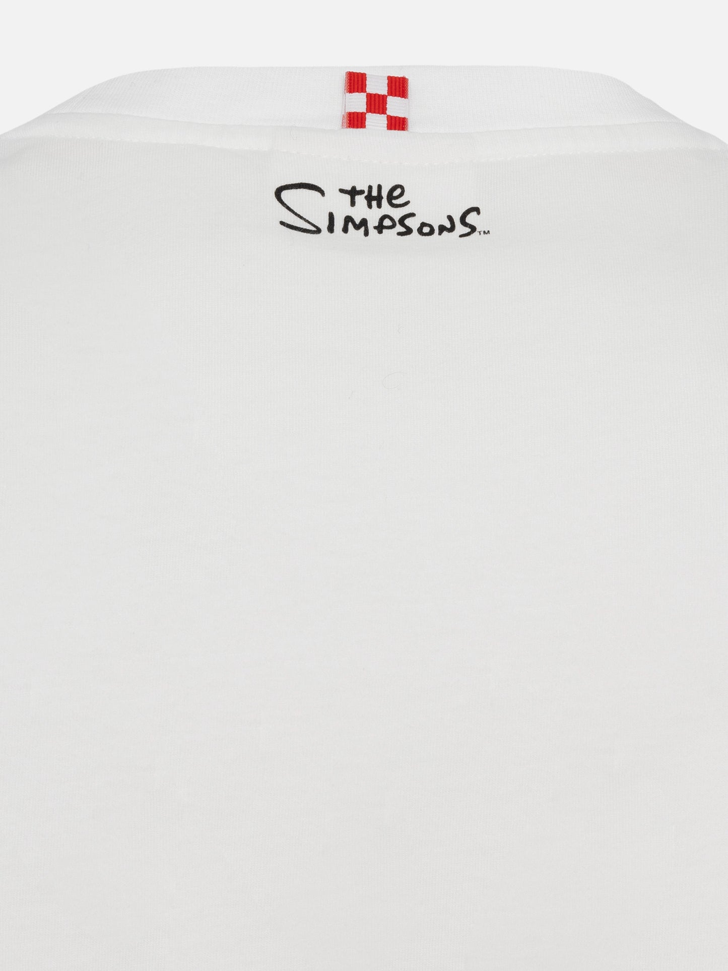 Organic cotton T-shirt with Homer surfer embroidery | THE SIMPSON SPECIAL EDITION - MC2 Saint Barth