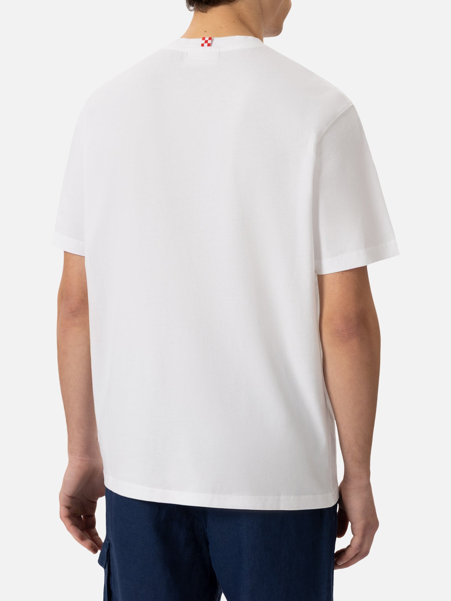 Cotton T-shirt with Forte dei Marmi 83 print |SAPORE DI MARE SPECIAL EDITION - MC2 Saint Barth