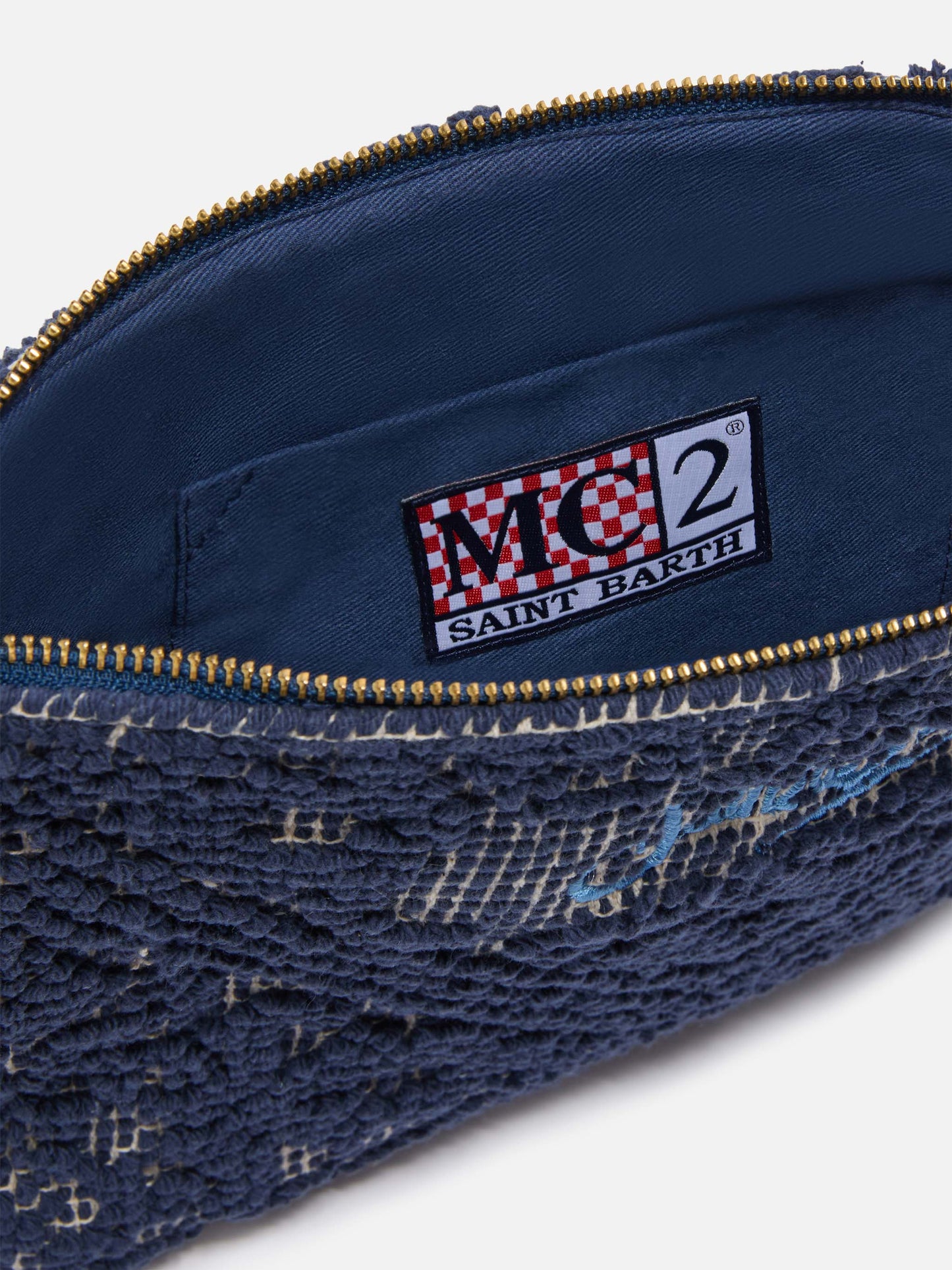 Soft textured Tufted pouch