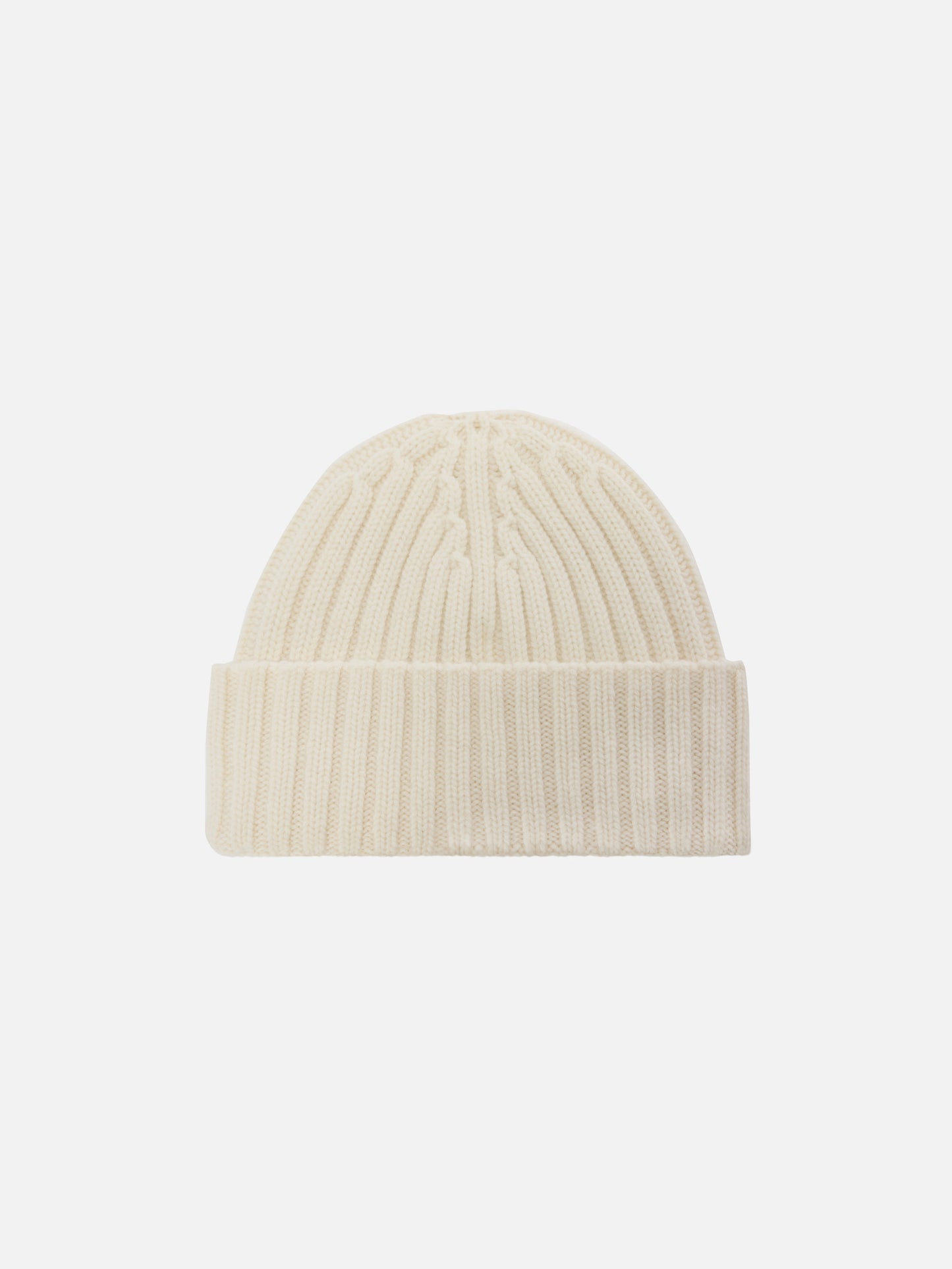 Gorro Wengen en blanco roto de 100% WOOL con bordado St. Barth