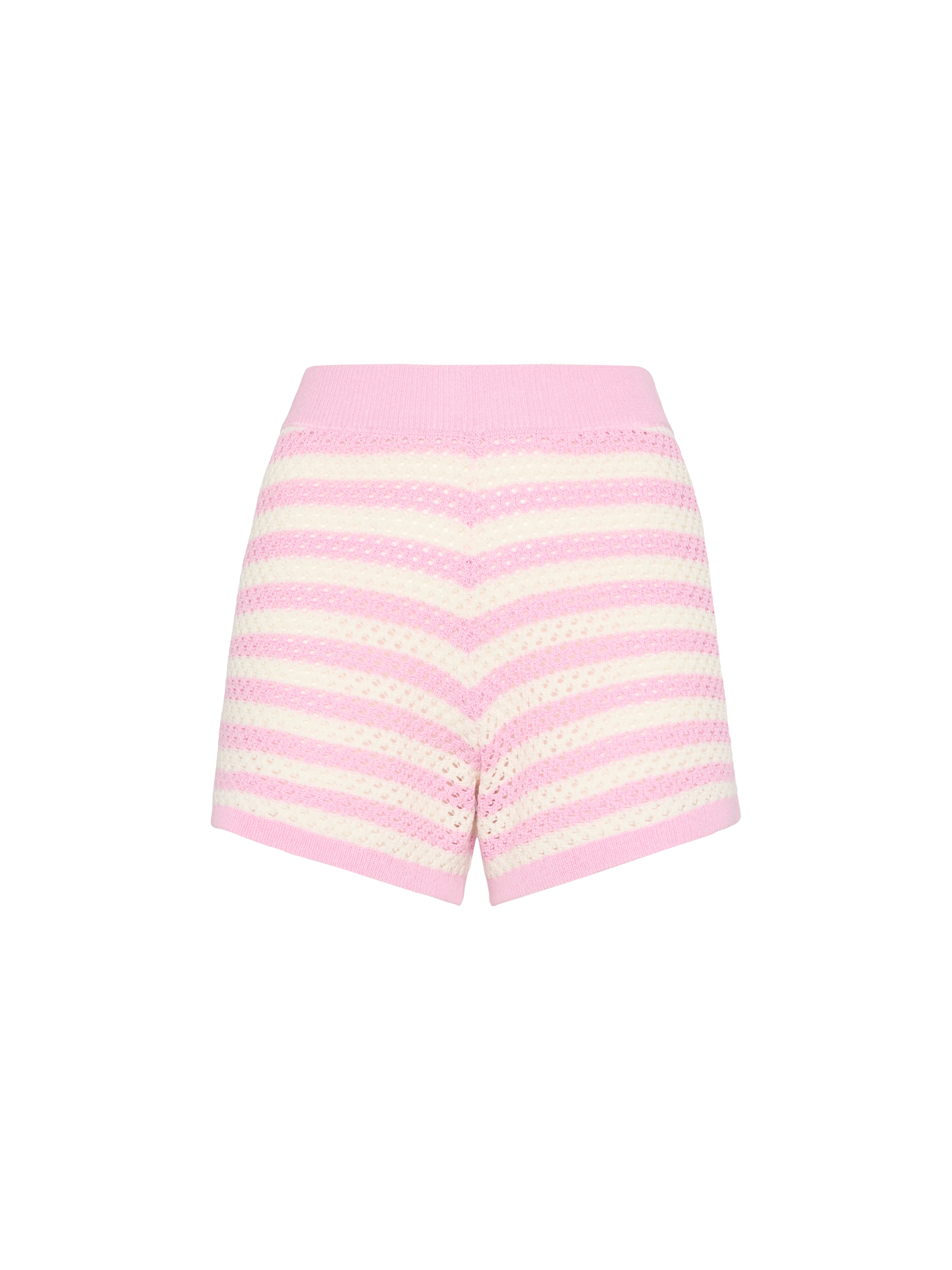 Yvette pink striped knit polo - MC2 Saint Barth