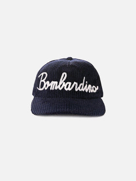 Baseball corduroy cap with Bombardino embroidery - MC2 Saint Barth