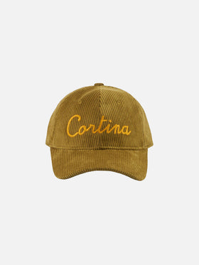 Baseball corduroy cap with Cortina embroidery - MC2 Saint Barth