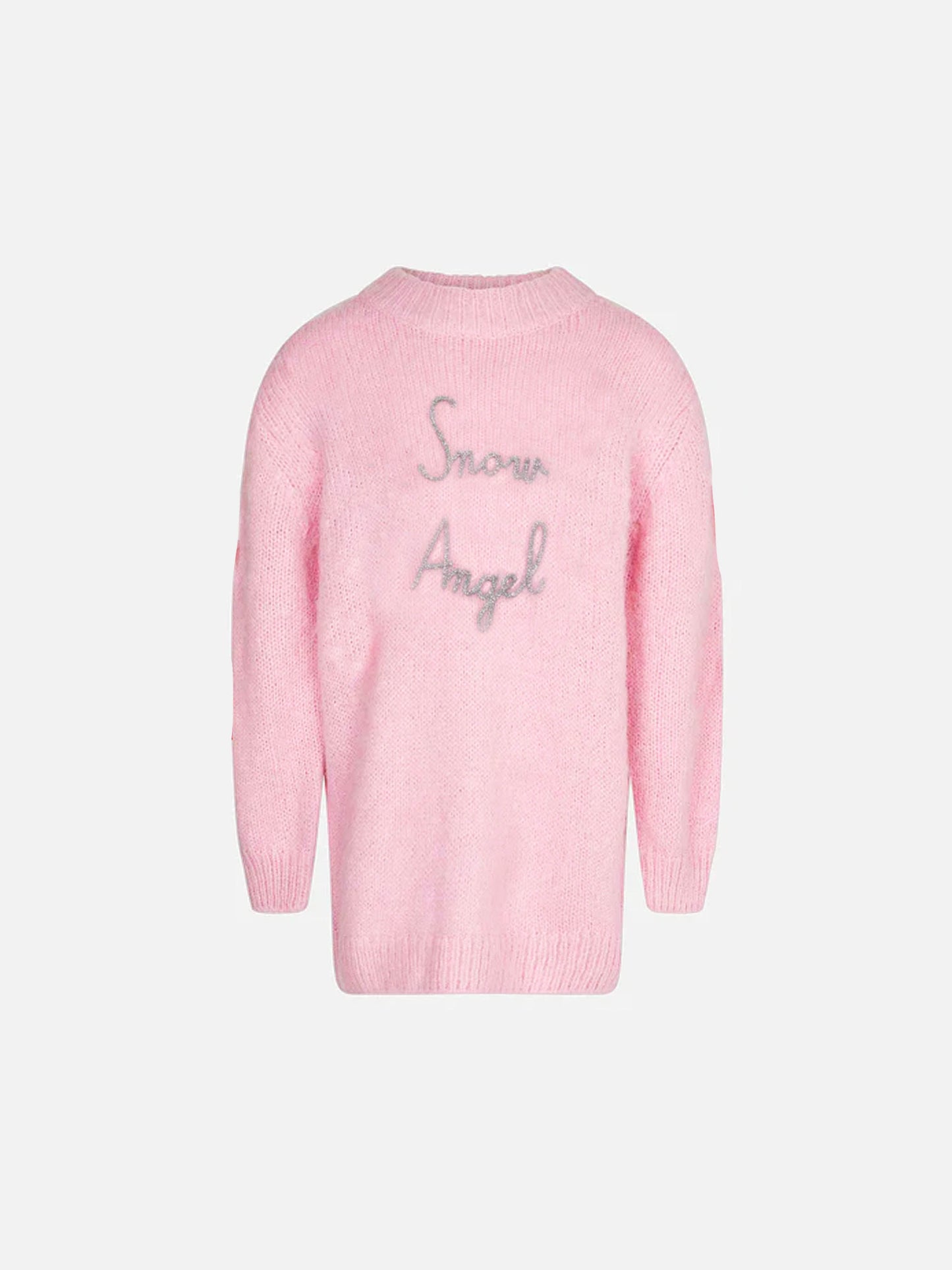 Brushed knit dress with Snow angel embroidery - MC2 Saint Barth