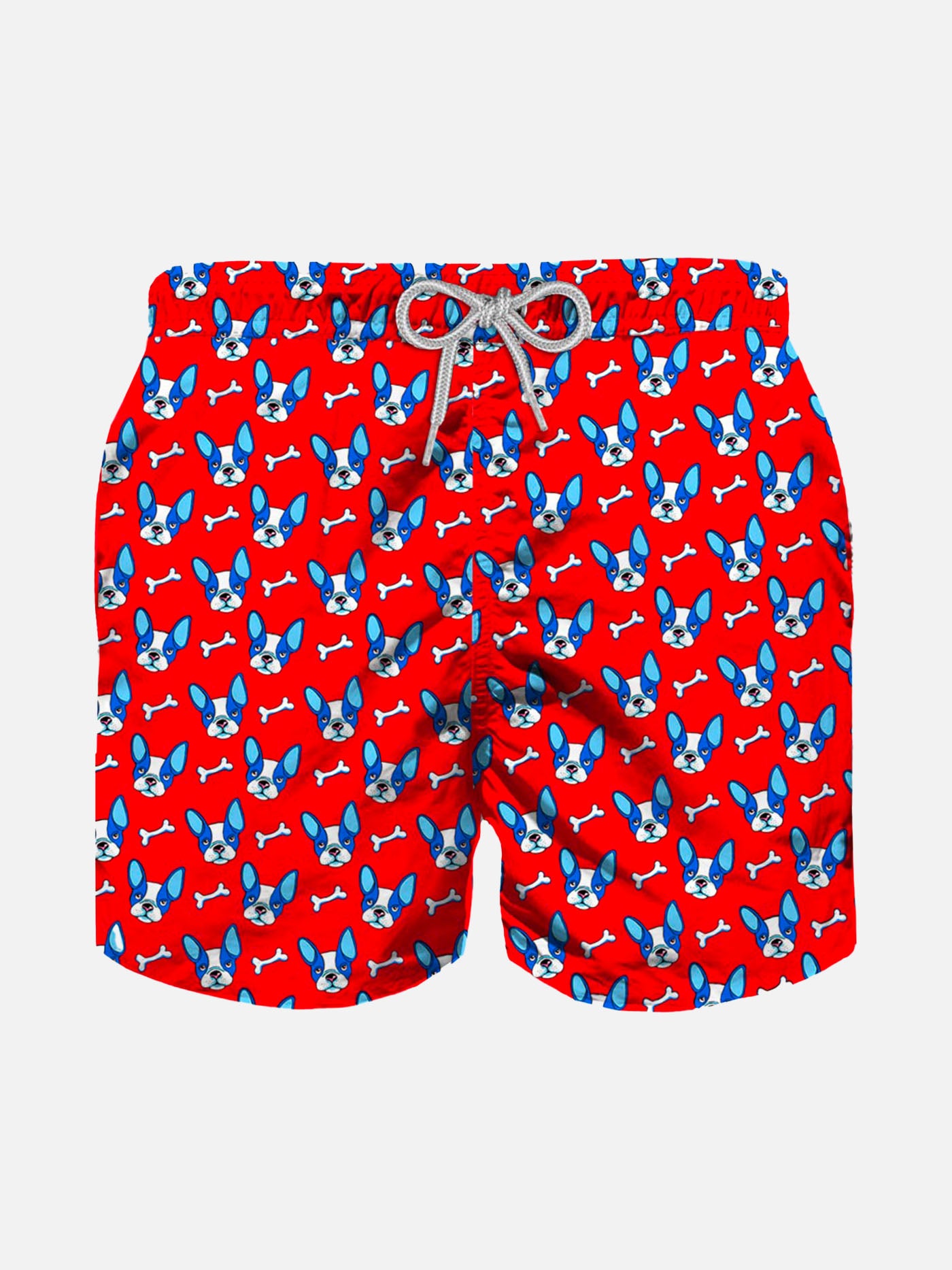 Boxer mare bambino in tessuto leggero stampa bulldog francese