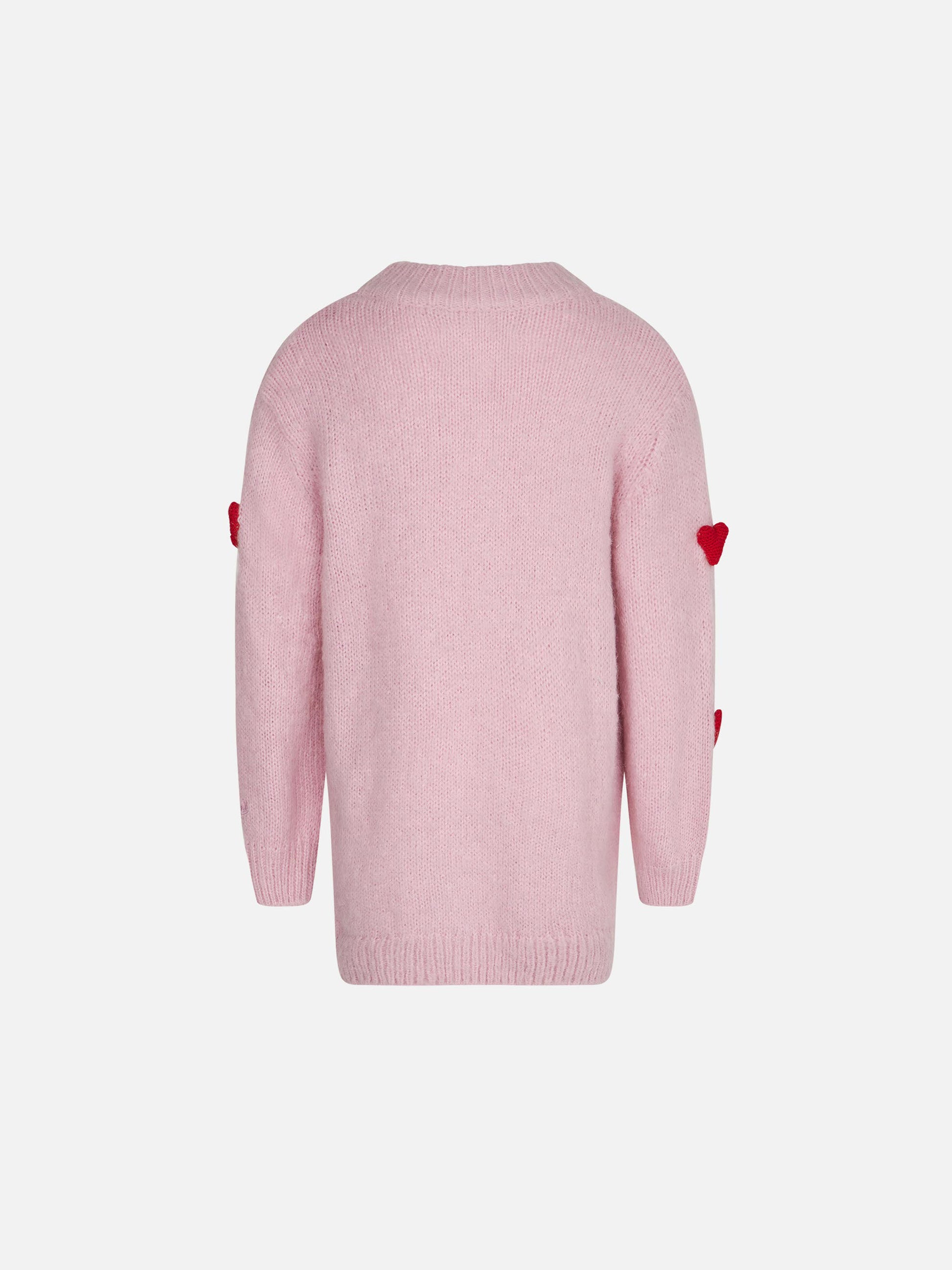 Girl half-turtleneck knitted dress - MC2 Saint Barth