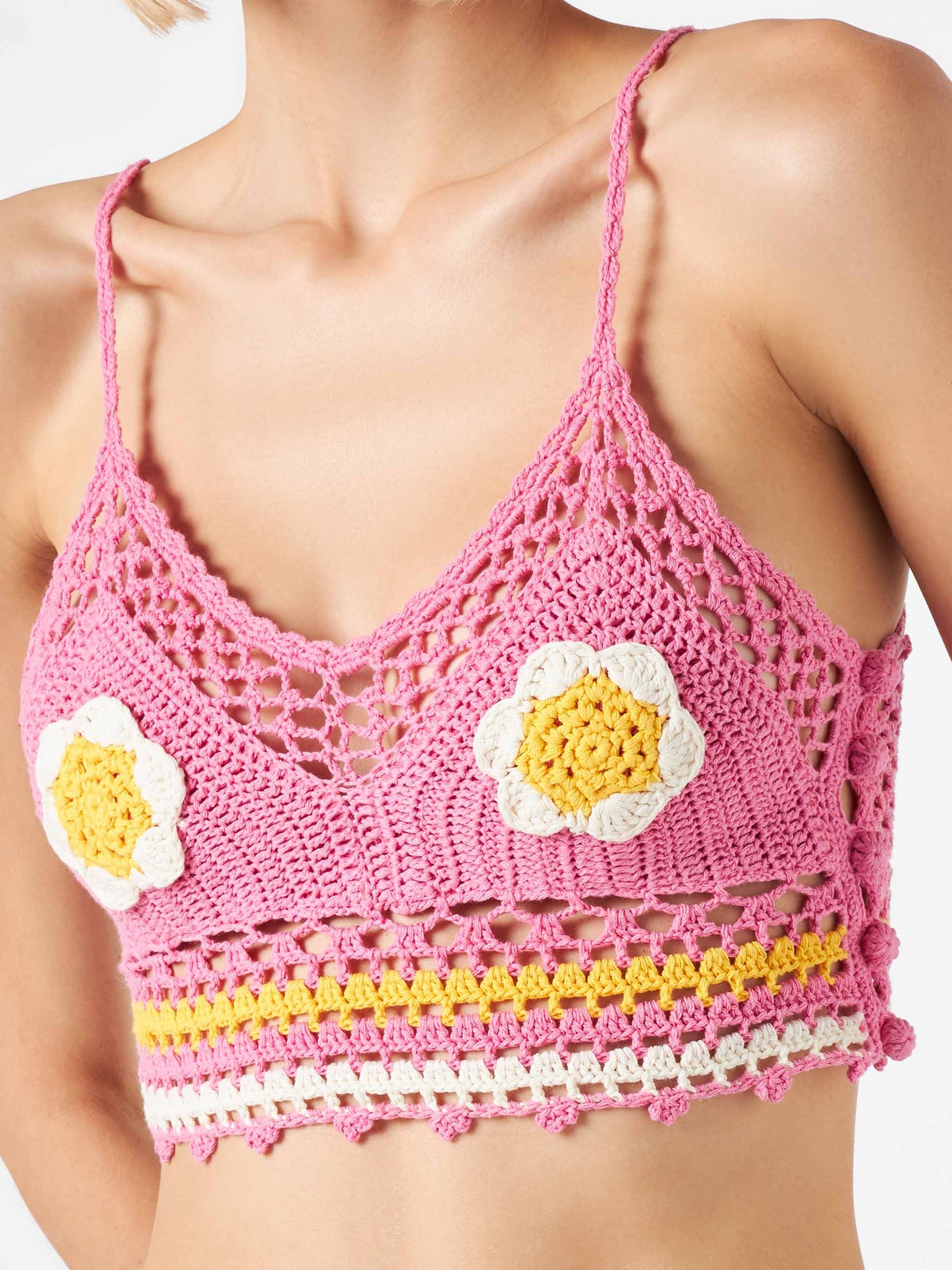Daisy crochet top - MC2 Saint Barth
