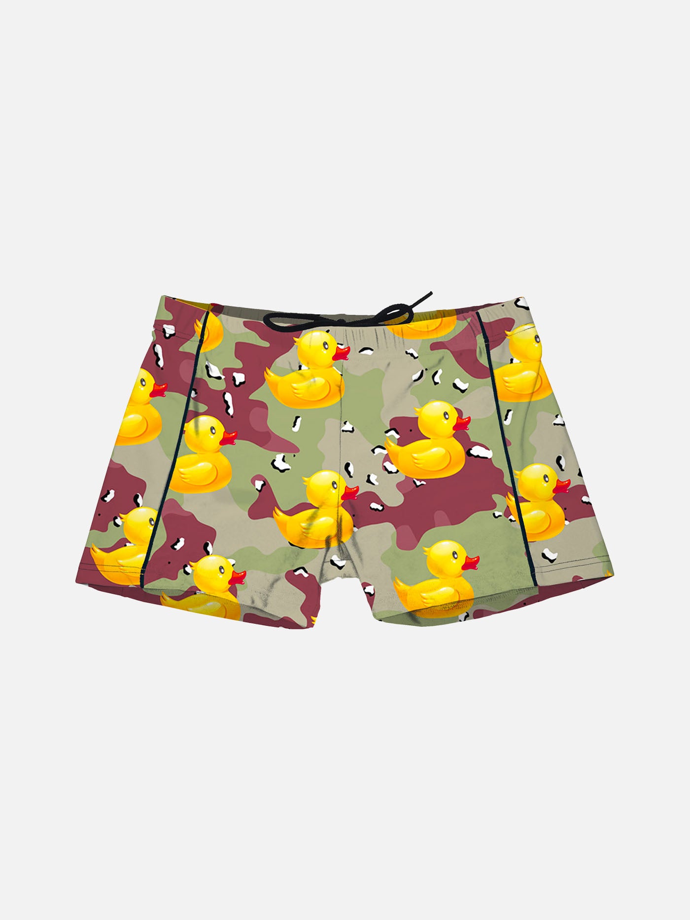 Boy lycra swim shorts with ducky print - MC2 Saint Barth