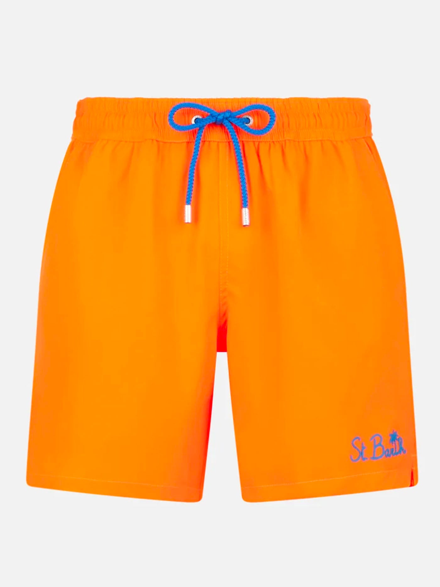Man fluo orange comfort swim shorts - MC2 Saint Barth