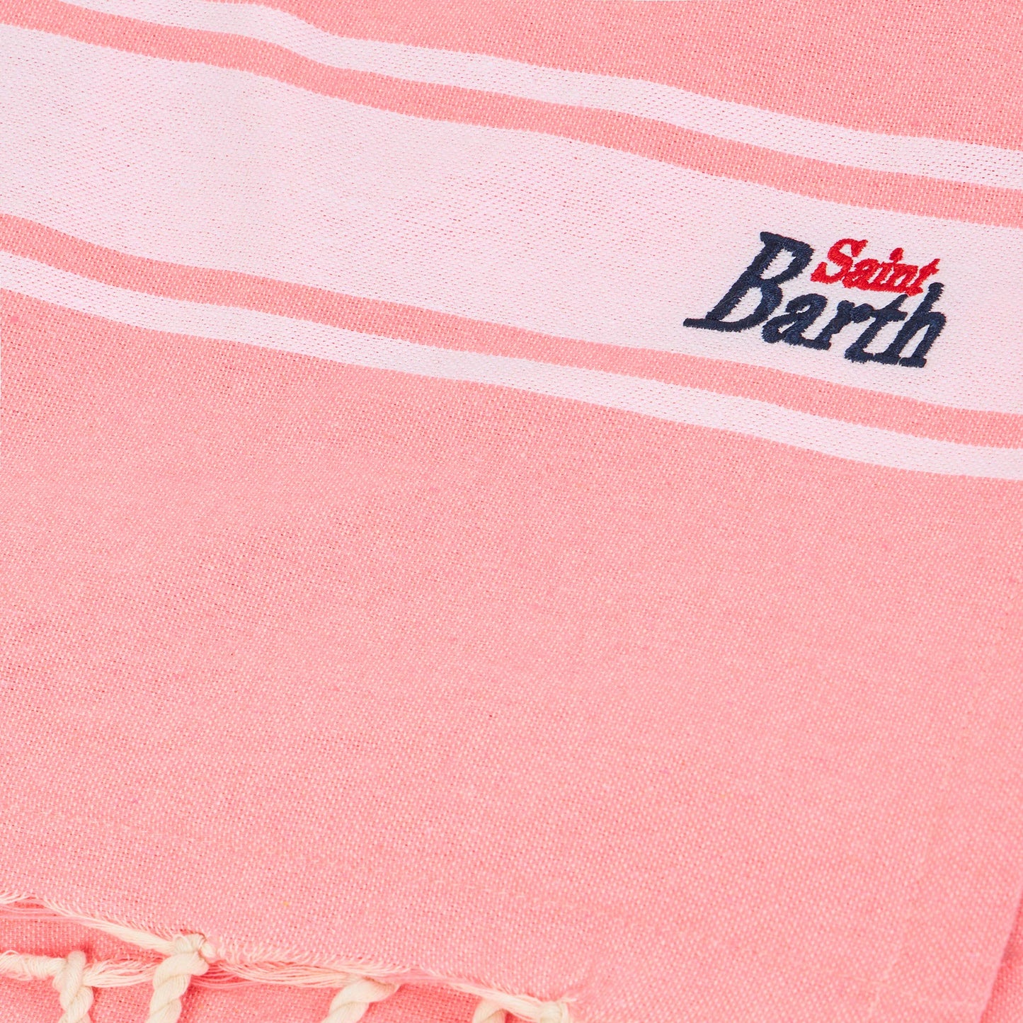 Fluo pink fouta doubled with sponge