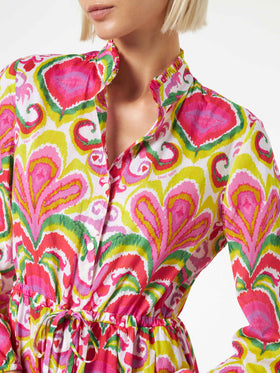 Woman beach dress with ikat print - MC2 Saint Barth