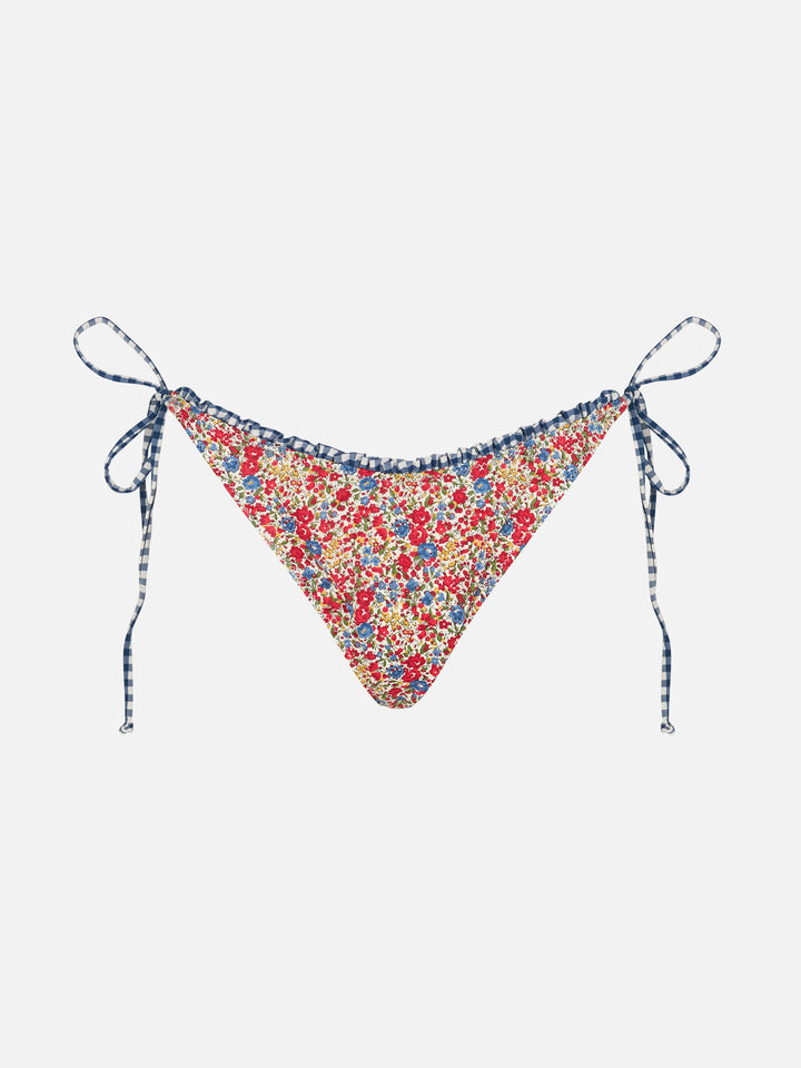 Woman swim briefs with Liberty print | Made with Liberty fabric