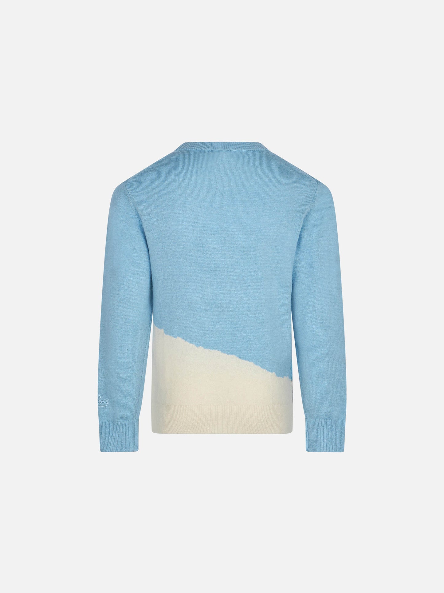 Girl sweater vintage postcard style with Lovovia embroidery - MC2 Saint Barth