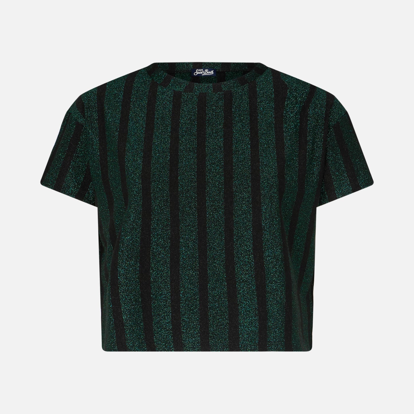 Glitter striped knitted top - MC2 Saint Barth