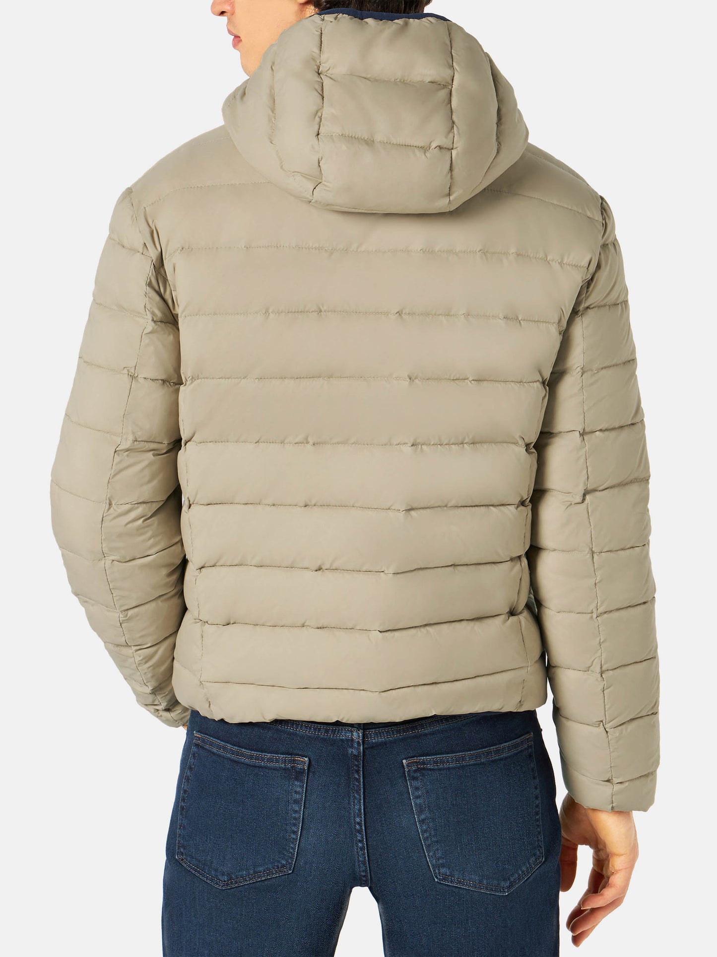 Man double face beige down jacket Courchevel - MC2 Saint Barth
