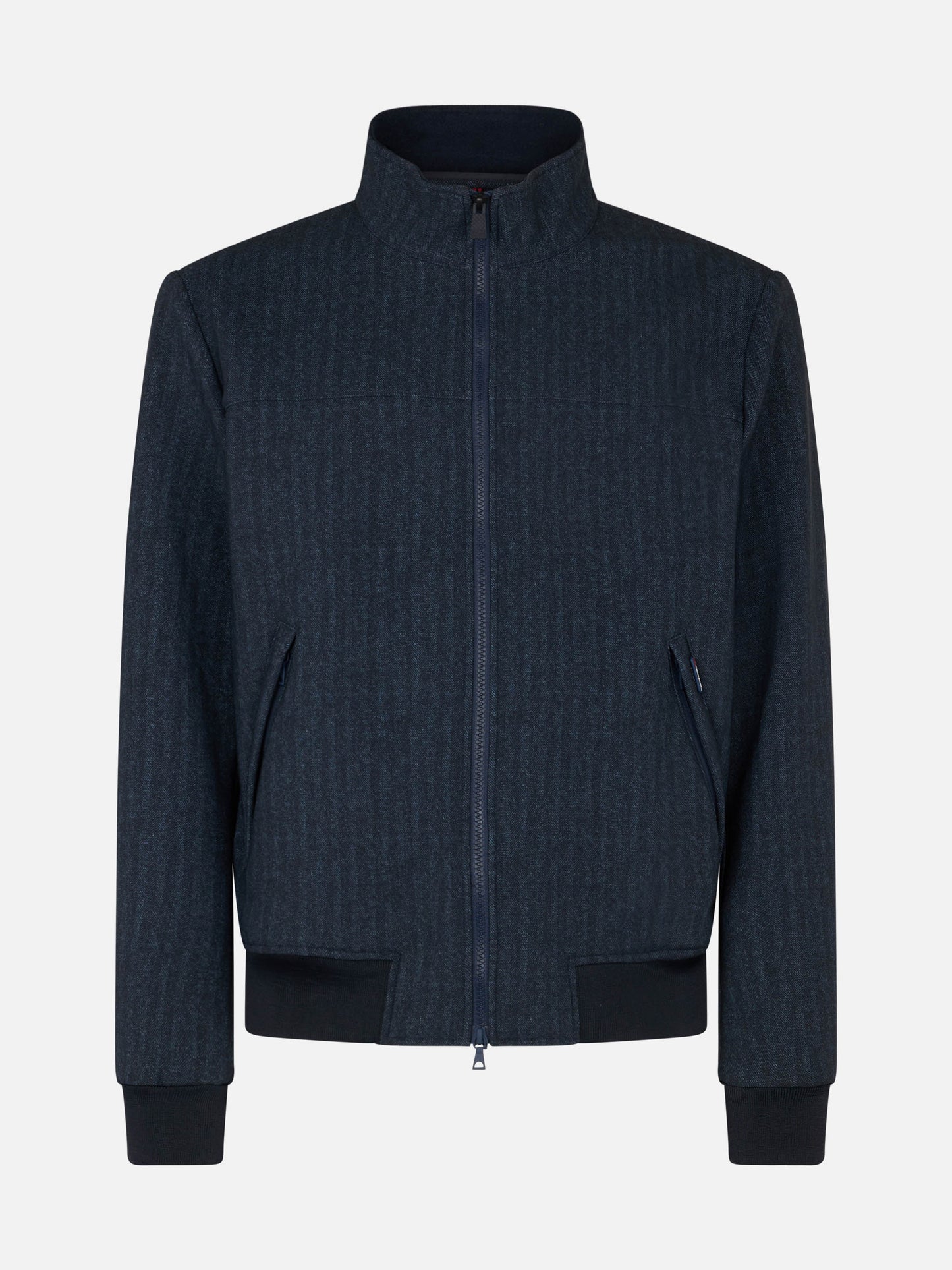 Man mid-weight herringbone bomber jacket Traveler - MC2 Saint Barth