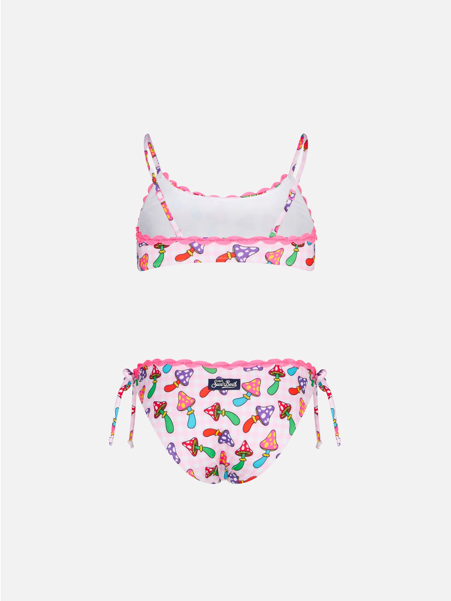 Girl bralette bikini with mushrooms print - MC2 Saint Barth