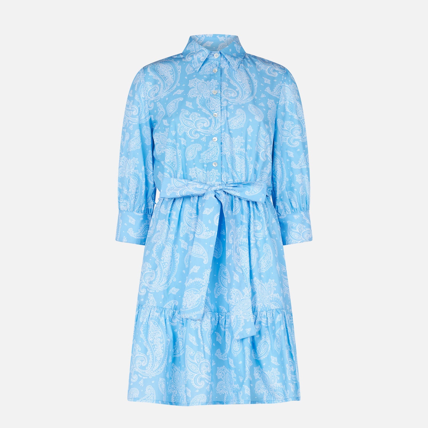 Paisley print cotton short dress Daisi - MC2 Saint Barth