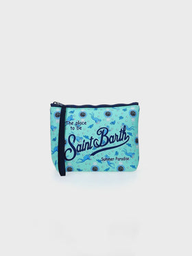 Aline sScuba Pochette mit Uhren- und Taucher-Print
