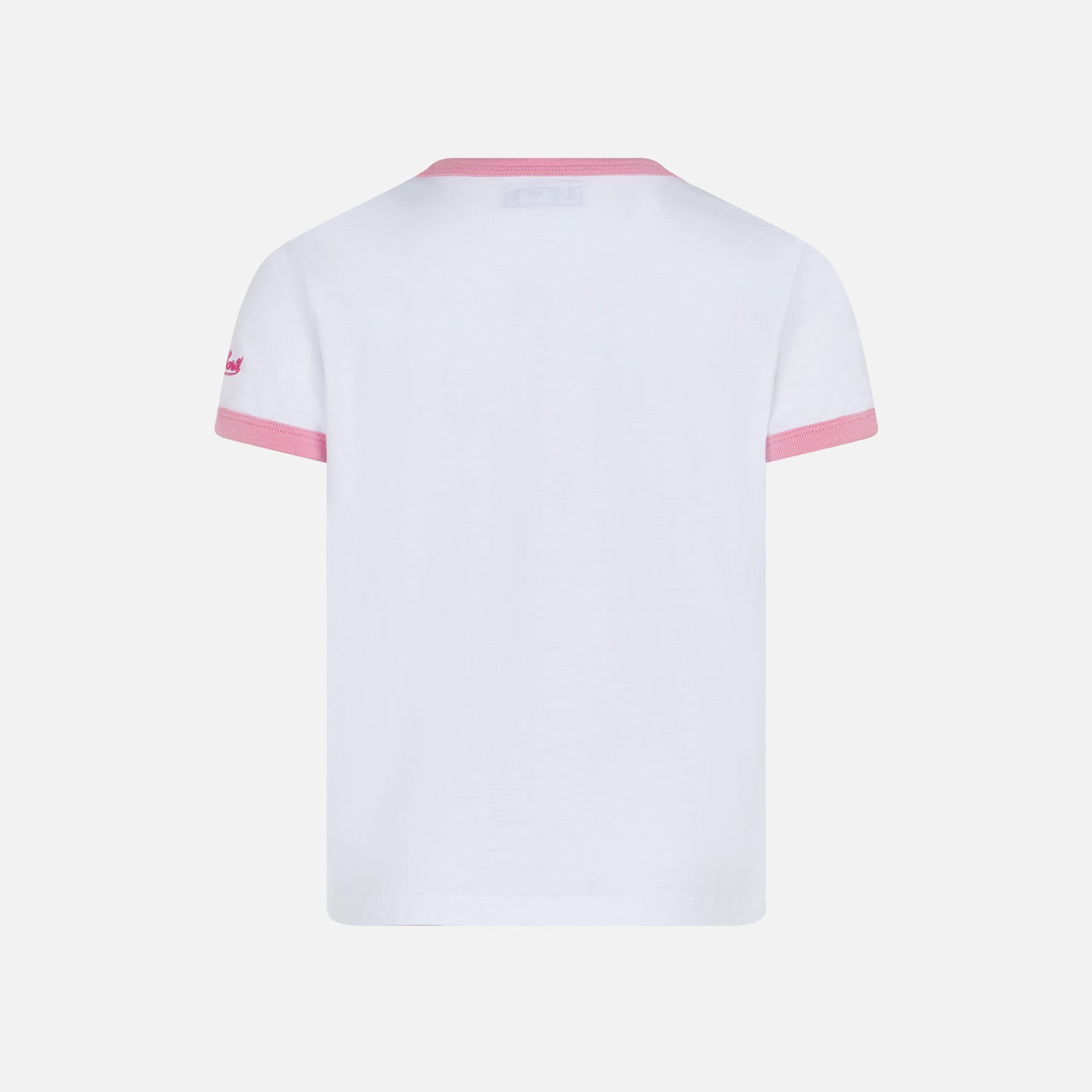 Girl cotton t-shirt with St. Barth paradise print - MC2 Saint Barth