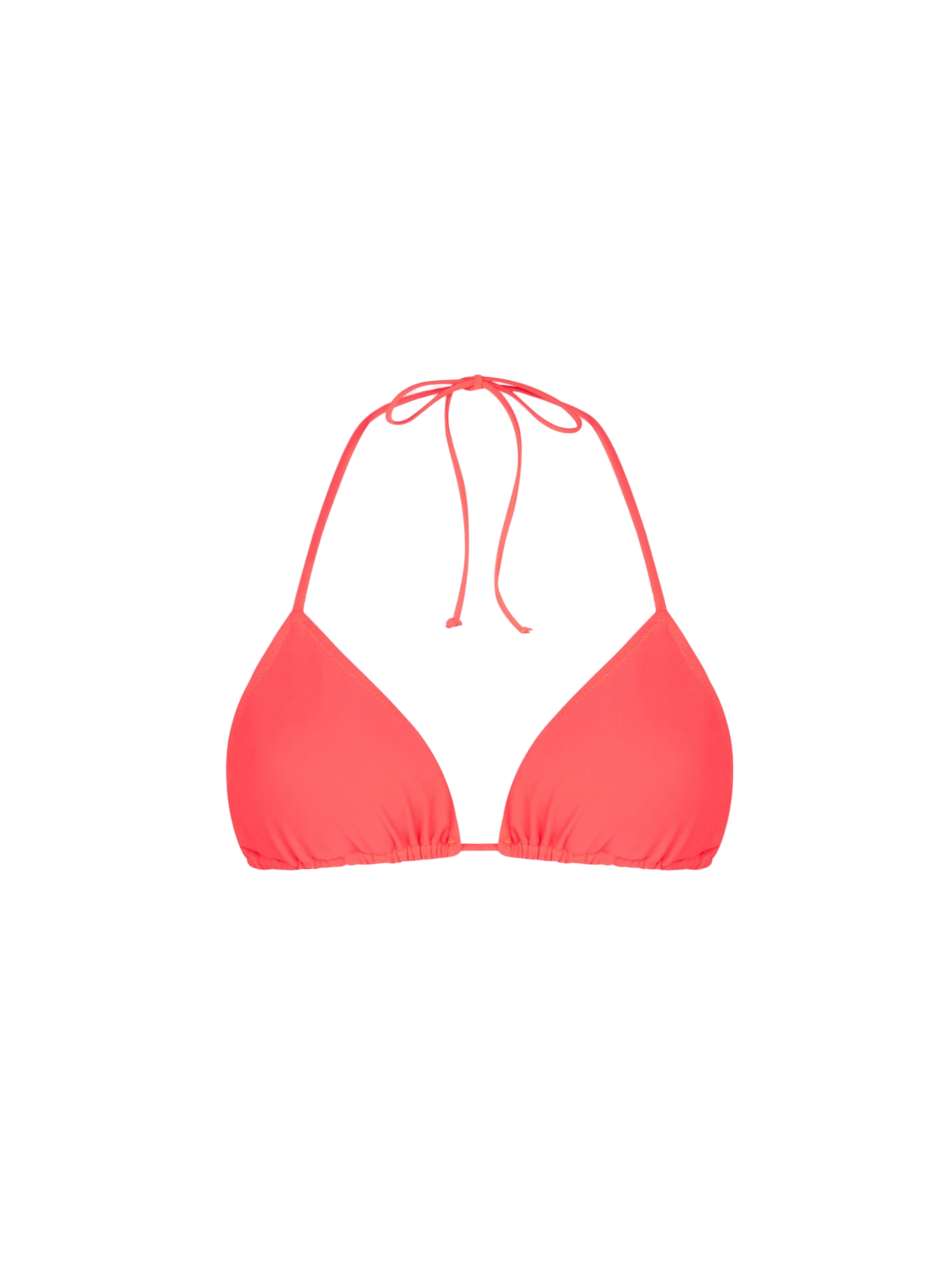 Woman fluo red triangle top swimsuit - MC2 Saint Barth