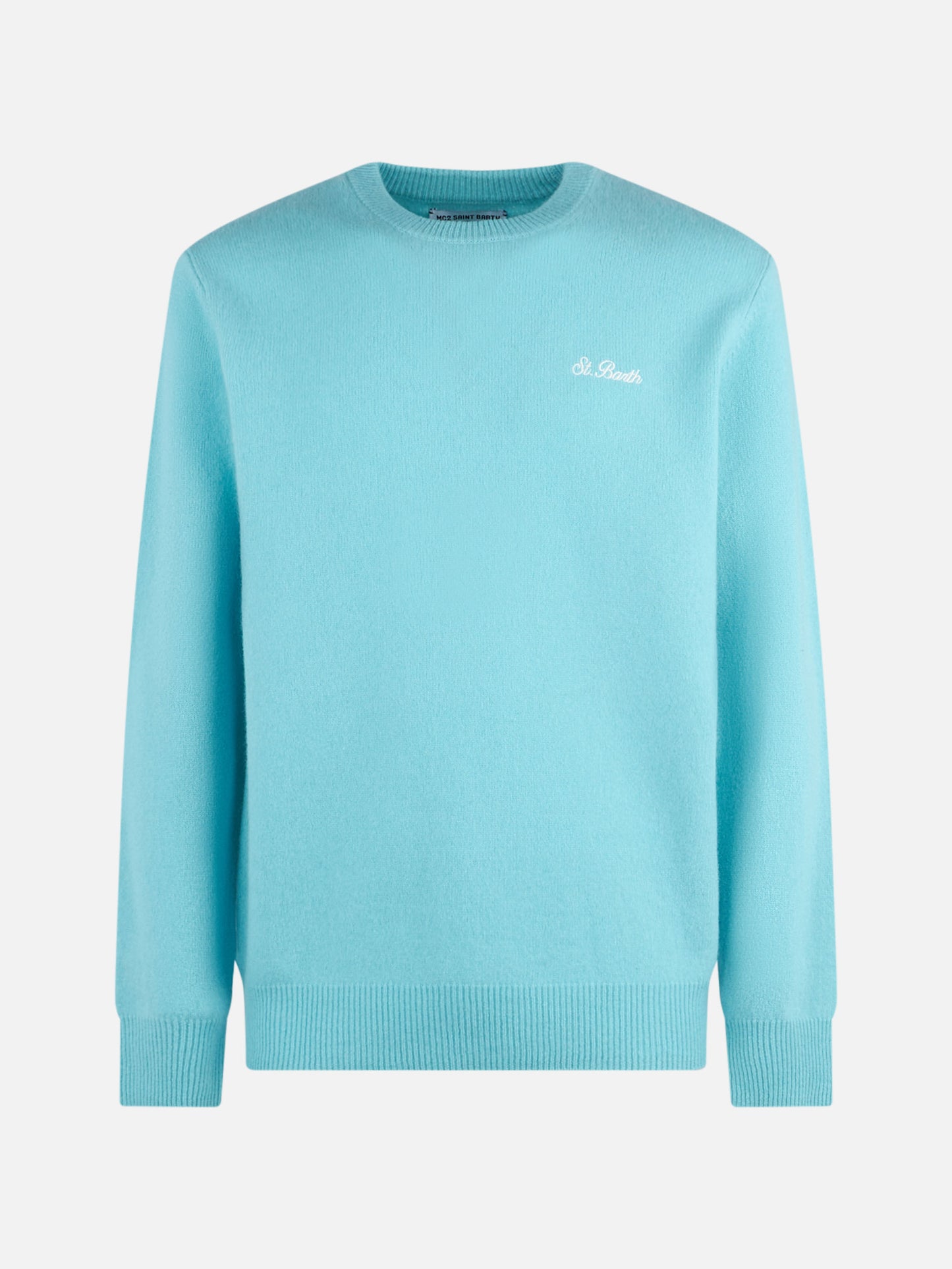 Water green sweater Regent in lambswool