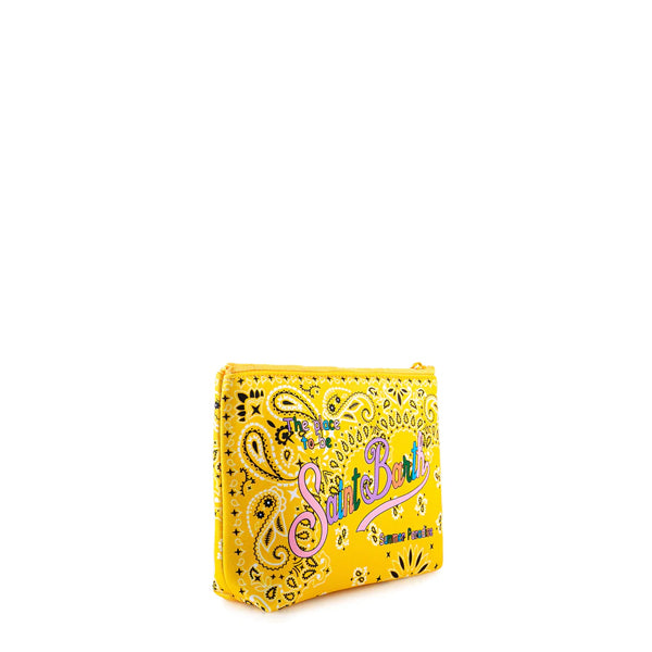 Aline Scuba-Pochette mit Bandana-Print