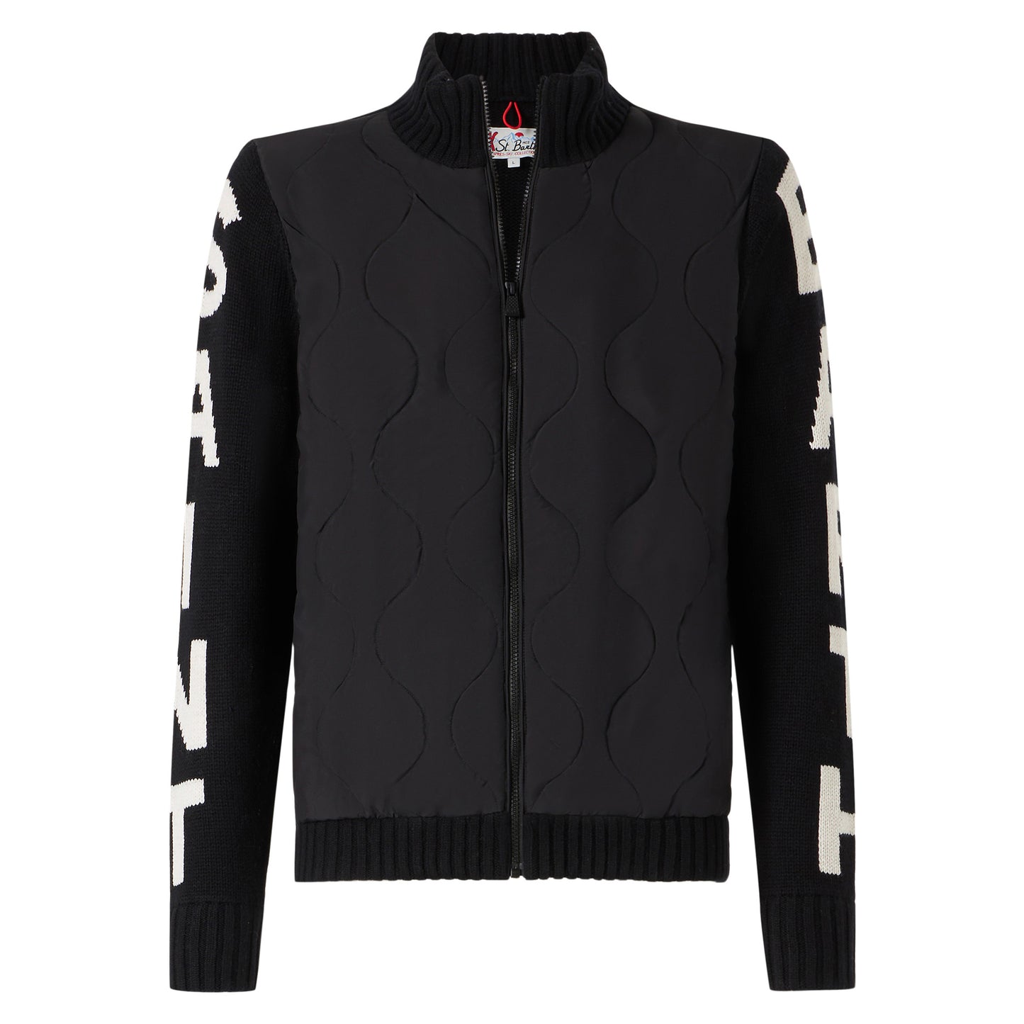 Man black padded jacket - MC2 Saint Barth