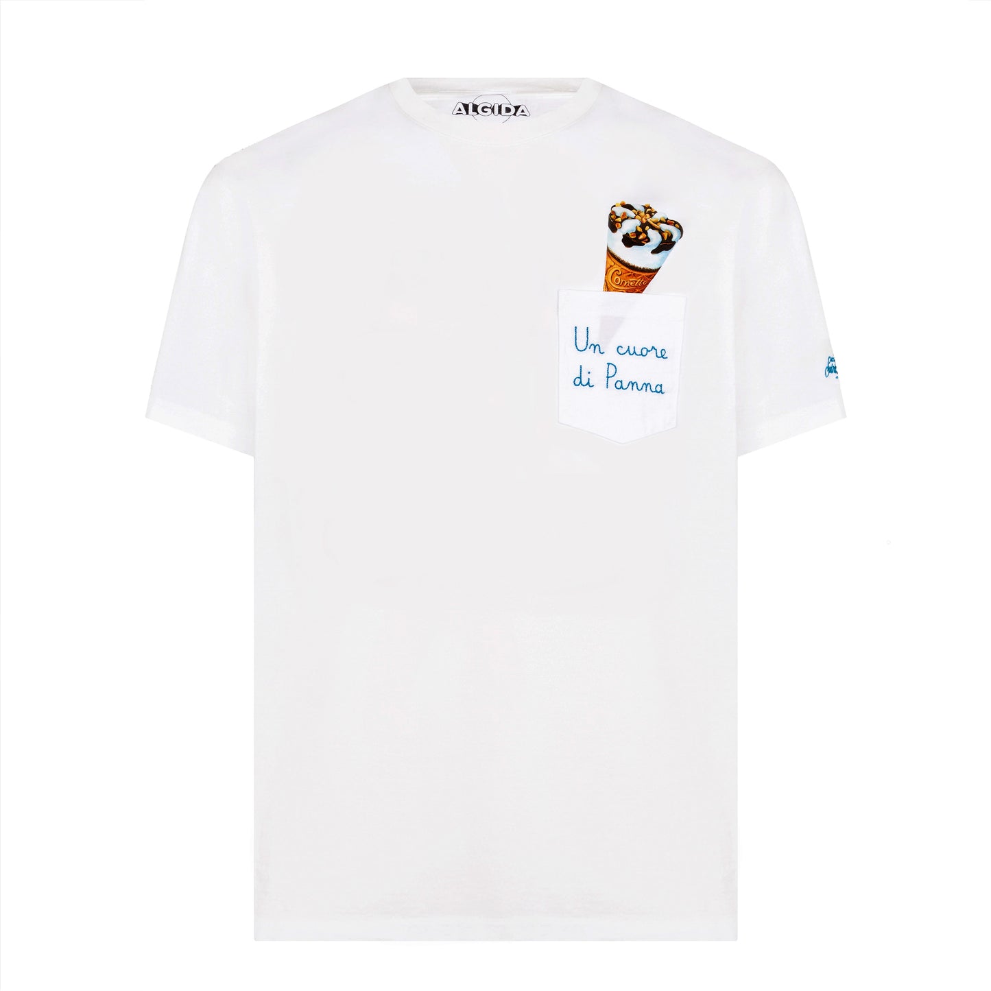 Cornetto cotton t-shirt with embroidery | Algida® Special Edition - MC2 Saint Barth